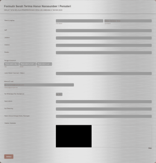 Honorarium Narasumber