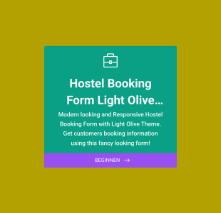Hostel Buchungsformular Helles Olivgrün Und Ansprechend Form Template
