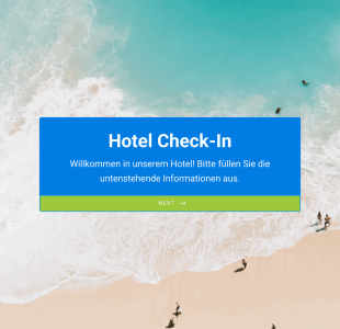 Hotel Check In Formular Form Template