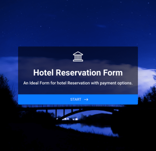 Hotel Reservation Form Template