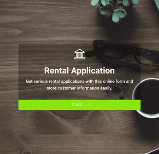 House Rental Application Form Template