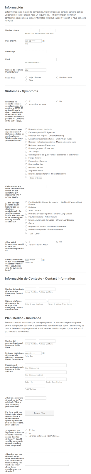 HR Reporte De Sintomas COVID 19