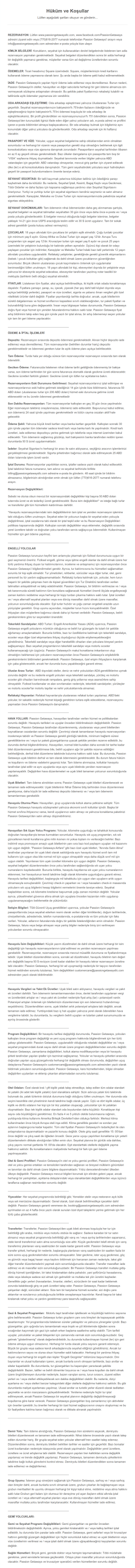 Hüküm Ve Koşullar Form Template