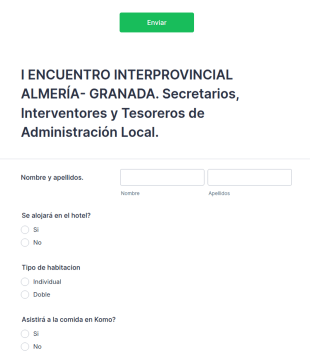 Formulario De Admisión Para Reunión Interprovincial