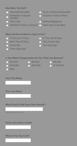 IA Survey Form Template