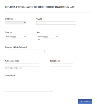 Idf Cra Formulaire De Recherche D'un Jat