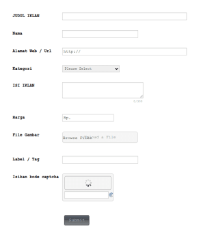 Iklan Gratis Tanpa Daftar