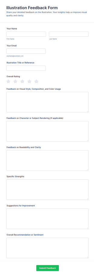 Illustration Feedback Form Template