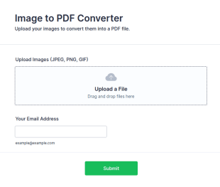 Image To PDF Converter Form Template
