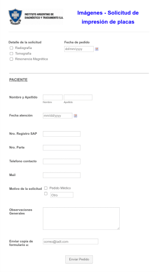 Imágenes Solicitud De Impresión De Placas Form Template