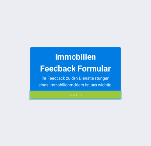 Immobilien Feedback Formular Form Template