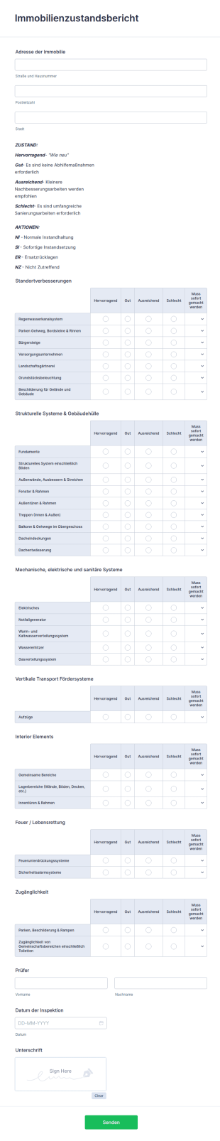 Immobilienzustandsbericht