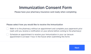 Immunization Consent Form CPESN Pharmacy Form Template
