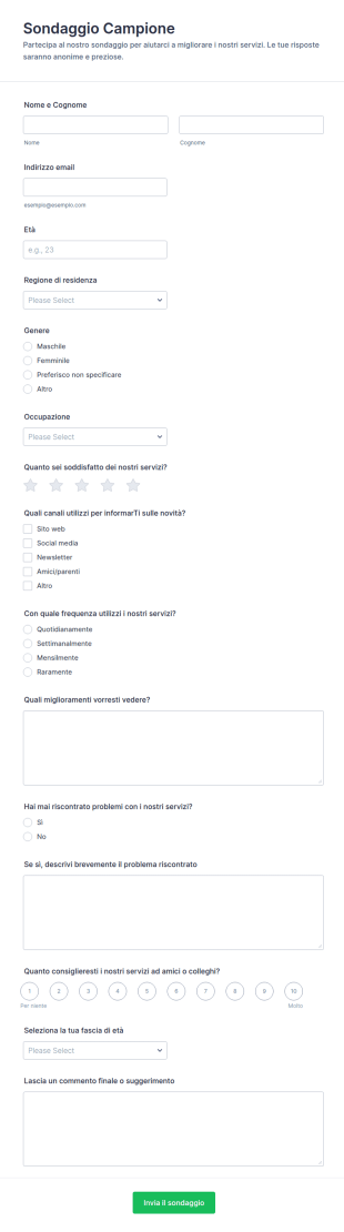 Indagine Di Soddisfazione