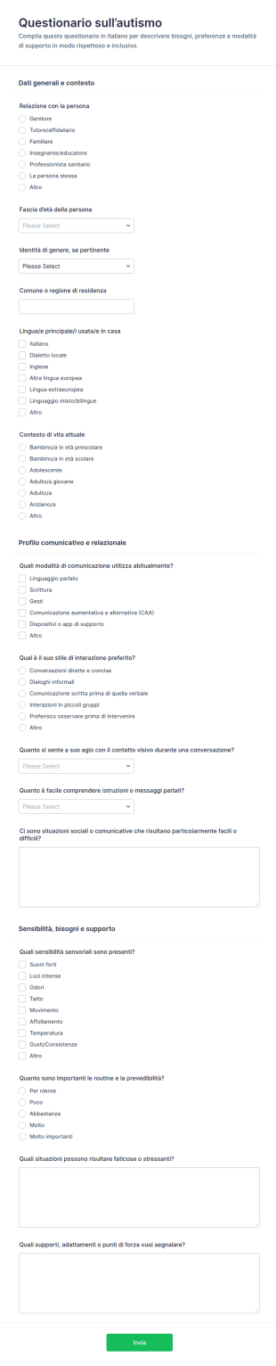 Indagine Sull’Autismo