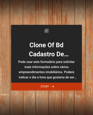 Informações Empreendimentos Imobiliários Form Template