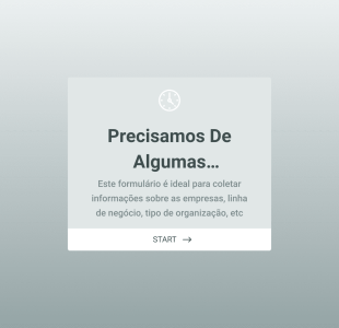 Informações Form Template
