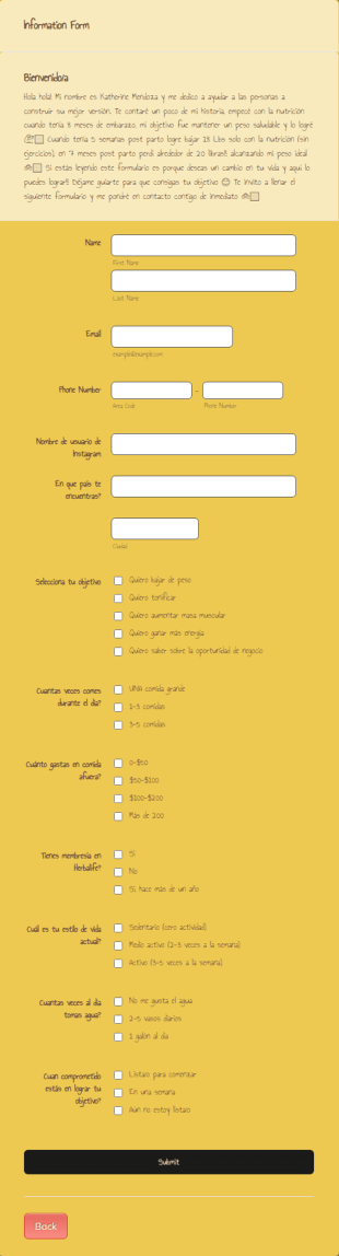 Information Form
