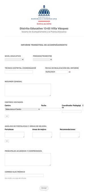 Informe Coordinadores De Nivel
