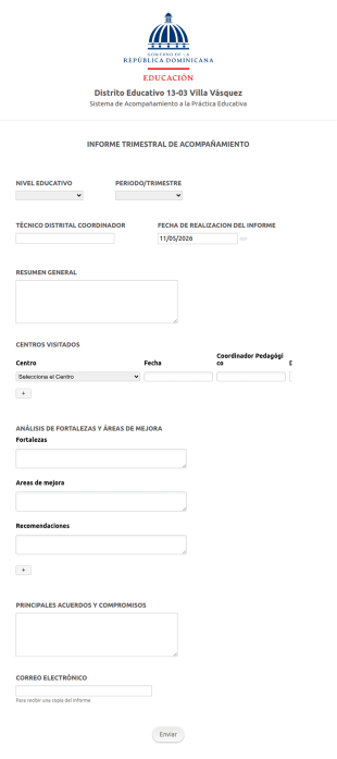 Informe Coordinadores De Nivel