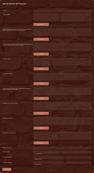 Informe Semanal De Proyectos