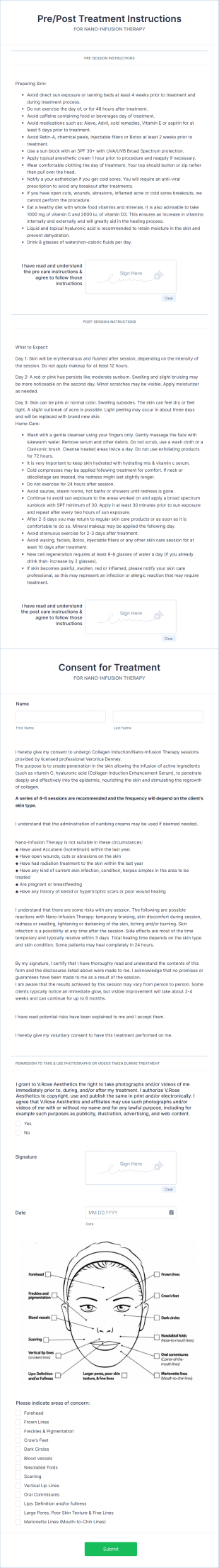Infusion Therapy Form Template