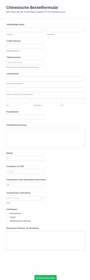 Inklusionsorientiertes Formular