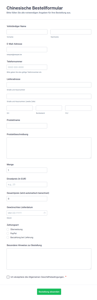 Inklusionsorientiertes Formular