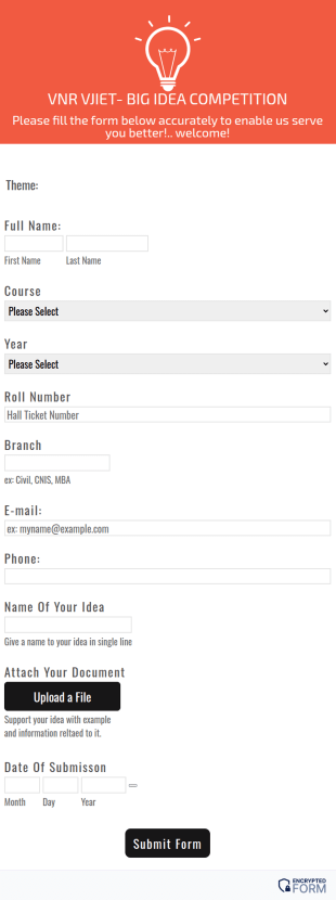 Innovation Membership Club Form Template