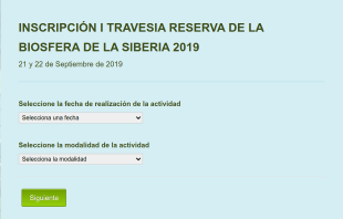 Inscripción A Travesía Por Ribera De Río Form Template
