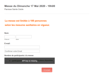 Inscription à La Messe Du Dimanche