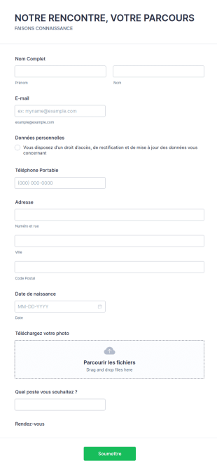 Inscription Journée Découvertes