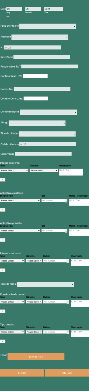Inspeção Interna QB Form Template