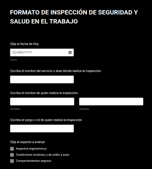Inspección Sst