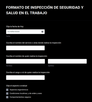 Inspección Sst