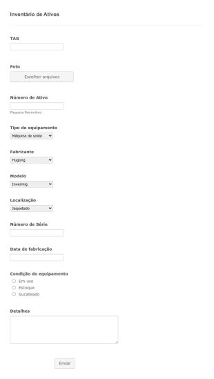 Inventário De Ativos 2020