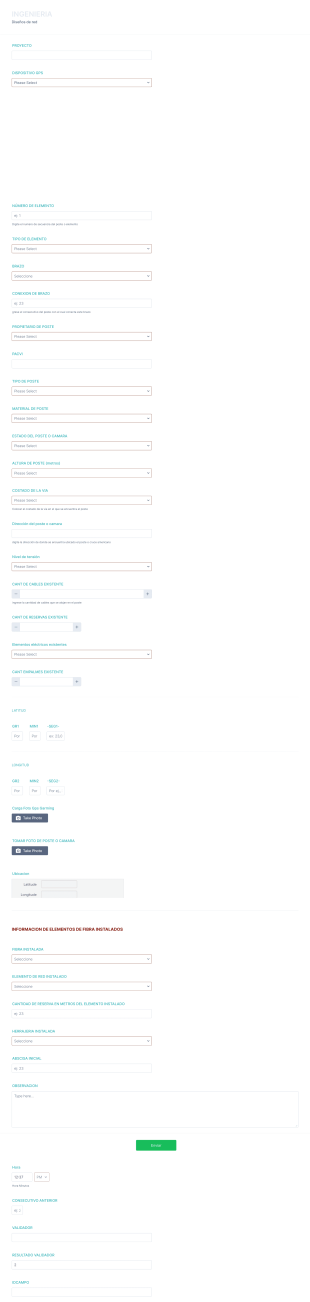 Inventario De Red Form Template