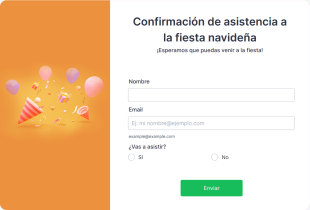 Invitación Al Evento Form Template