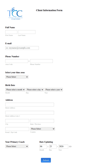 Invoice Request Form Template