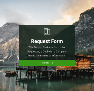 İş Anlaşması Teklif Form Template