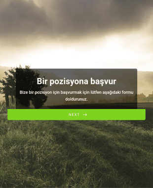 İşçi Başvuru Form Şablonu