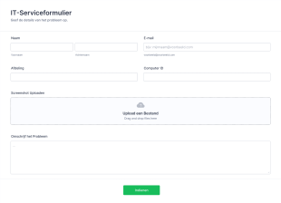 IT Serviceformulier