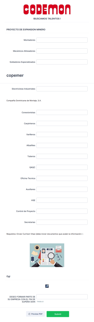 Ivan Luis Form Template