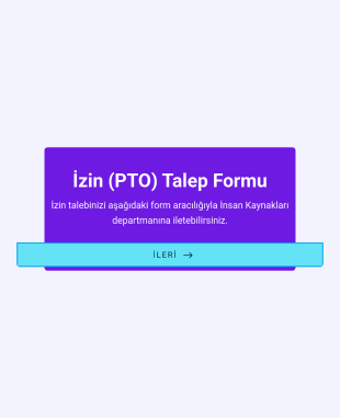 İzin Talep Form Şablonu