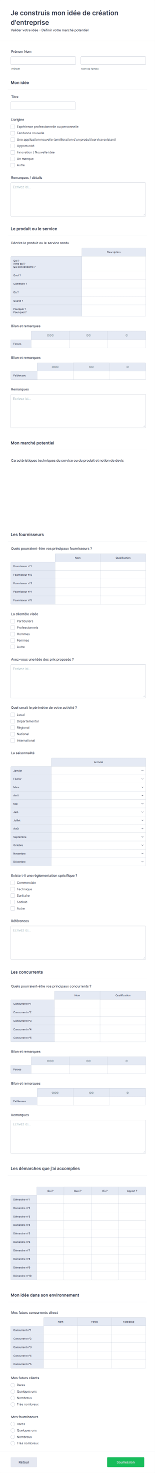 Je Construis Mon Idée De Création D'entreprise
