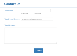 Joan Meschino Contact Us Form Template