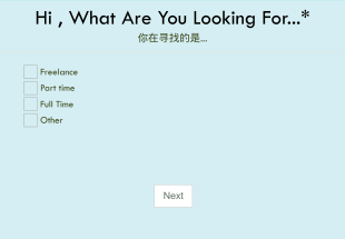 Job Application Form In Chinese Form Template