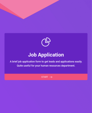 Online Job Application Form Template