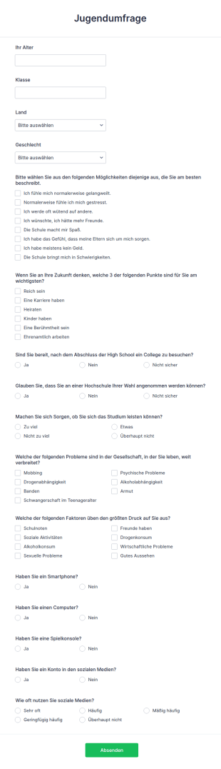 Jugendumfrage