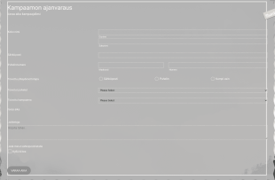 Kampaamon Ajanvarauspyyntö Form Template